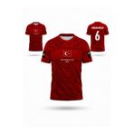 sonvadi TÜRKİYE FIFA 2026 MİLLİ TAKIM ORKUN KÖKÇÜ YETİŞKİN KIRMIZI FORMA UNISEX