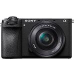 Sony Alpha 6700 aynasız APS-C dijital kamera, 16-50 mm Power Zoom objektif, AI tabanlı otomatik odaklama, 5 eksenli görüntü sabitleme, 4K 120p video, eğilebilir dokunmatik ekran, web kamerası