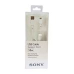 SONY CP-AB150 Orjinal Hızlı Şarj Micro Usb Data ve Şarj Kablosu - Beyaz