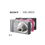 Sony DSC-W810 Dijital Fotoğraf Makinesi Cyber-Shot Şık Kompakt 20.1mp W810 Dijital Fotoğraf Makinesi