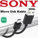 Sony Ericsson Micro USB Data Kablosu ve Şarj Kablosu (100 cm)