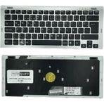 Sony İle Uyumlu Vaio Vgn-Sr290, Vgn-Sr290c, Vgn-Sr290ce Notebook Klavye Gumus Gri Tr