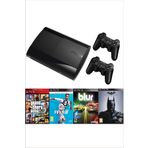 Sony Playstation 3 Süper Slim 500 Gb + 2 Kablosuz Kol + 55 Dijital Oyun