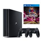 Sony Playstation 4 Pro 1TB + 2.Kol + PES 20