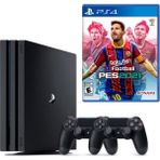 Sony PlayStation 4 Pro Oyun Konsolu + 2.DualShock + PES 2021
