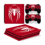 Sony Playstation 4 PS4 Pro Spiderman Sticker