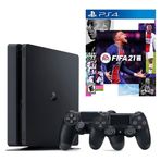 Sony Playstation 4 Slim 1 TB Oyun Konsolu + 2. Playstation Kol + Fifa 2021 PS4 Oyun