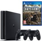 Sony Playstation 4 Slim 500 GB + 2. PS4 Kol + PS4 Days Gone