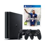 Sony Playstation 4 Slim 500 Gb + 2. Ps4 Kol + Ps4 Fifa 23 (İthalatçı Garantili)