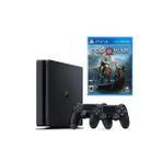 Sony Playstation 4 Slim 500 GB Oyun Konsolu - 2. Playstation Kol - God Of War (İthalatçı Garantili)
