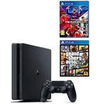 Sony Playstation 4 Slim 500 GB Oyun Konsolu + PES 2020 PS4 Oyun + GTA 5 PS4 Oyun