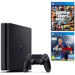Sony Playstation 4 Slim 500GB + PES 18 + GTA 5