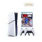 Sony Playstation 5 1 Tb Slim Cd Edition Oyun Konsolu + 2. Ps5 Kol + Ps5 Nba 2k26 Nba 26 - Beyaz