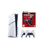 Sony Playstation 5 1 Tb Slim Cd Edition Oyun Konsolu + 2. Ps5 Kol + Ps5 Spider-man 2 Oyunu - Beyaz