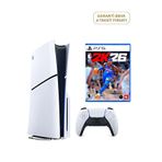 Sony Playstation 5 1 Tb Slim Cd Edition Oyun Konsolu + Ps5 Nba 2k26 Nba 26 - Beyaz