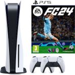 Sony Playstation 5 2.Dualsense Kol ve 825 GB Depolama ile PS5 FC 24 Oyun Konsolu