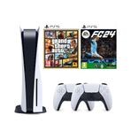 Sony Playstation 5 825 GB - Türkçe Menü + PS5 2. Kol + PS5 Fifa 24 + PS5 Gta 5