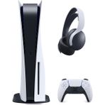 Sony Playstation 5 Beyaz + PS5 Pulse 3D Tek Kollu Oyun Konsolu 825 GB İthalatçı Garantili