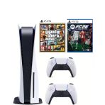Sony Playstation 5 Diskli Oyun Konsolu - 2. Dualsense Kol - Ea Sports Fc 26 - Gta 5 Ps5 Oyun (İthalatçı Garantili)
