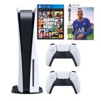 Sony Playstation 5 Diskli Oyun Konsolu + 2. Dualsense Kol + Fifa 2022 PS5 + Gta 5 PS4