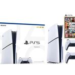 Sony Playstation 5 Slim 1 TB CD'li - 2. Dualsense Ps5 Kol - GTA 5 İthalatçı Garantili Beyaz