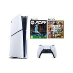 Sony PlayStation 5 Slim 1 TB Standart Edition Oyun Konsolu + GTA 5 + FC 24