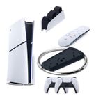 Sony Playstation 5 Slim Cd + 2. Ps5 Kol + Dikey Stand + Sarj Istasyonu + Medya Kumandası Beyaz