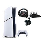 Sony PlayStation 5 Slim CD Edition Oyun Konsolu + G29 Driving Force Yarış Direksiyonu + Shifter