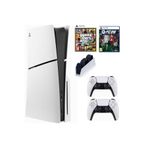 Sony Playstation 5 slim cd EN YENİ versiyon 2025. 2 Dualsense şarj istasyonu fc26 GTA 5