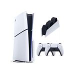 Sony Playstation 5 Slim CD'Lİ Edition + 2 Dualsense Kol + Şarj İstasyonu Oyun Konsolu (İthalatçı Garantili)