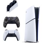 Sony Playstation 5 Slim Digital 825 GB + Şarj Istasyonu + 2. Kamuflaj Dualsense Ithalatçı Garantili - 2. Kol Oyun Konsolu