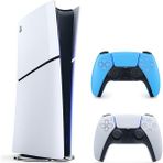 Sony PlayStation 5 Slim Digital Edition 1 TB Oyun Konsolu + Beyaz Mavi 2 DualSense