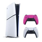 Sony PlayStation 5 Slim Digital Edition 1 TB Oyun Konsolu + Beyaz Pembe 2 DualSense