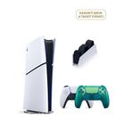 Sony Playstation 5 Slim Digital Edition 825 Gb Ssd Oyun Konsolu + 2. Ps5 Chroma Teal + Ps5 Şarj İstasyonu (yeni Sürüm) - Beyaz