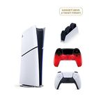 Sony Playstation 5 Slim Digital Edition 825 Gb Ssd Oyun Konsolu + 2. Ps5 Kol Techno Red + Ps5 Şarj İstasyonu (yeni Sürüm) - Beyaz