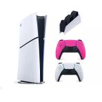 Sony Playstation 5 Slim Dijital + 2. Dualsense Ps5 Kol Pembe + Sarj İstasyonu (İthalatçı Garantili)