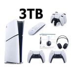 Sony PlayStation 5 Slim Dijital 3 TB + 2.DualSense + Şarj İstasyonu + Media Kumanda + 3D Plus Kulaklık