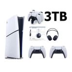 Sony PlayStation 5 Slim Dijital Edition 3 TB + 2.DualSense + Şarj İstasyonu + 3D Plus Kulaklık