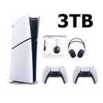 Sony PlayStation 5 Slim Dijital Edition 3 TB Oyun Konsolu + 2.DualSense + 3D Plus Kulaklık