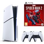 Sony PlayStation 5 Slim Oyun Konsolu + 2.DualSense + Spider Man 2