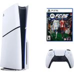 SONY Playstation 5 Slim Standart 1 Tb+ Ps5 FC26 CD (Ithalatçı Garantili) - 1. Kol Oyun Konsolu - Beyaz