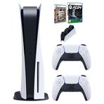 Sony Playstation 5 Standrt (İthalatçı Garantili) + 2.kol Dualsense + PS5 FC24 + Ps5 GTA 5 + Şarj İstasyonu