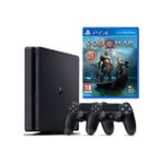 Sony PS4 Slim 1 Tb + PS4 Fifa 19 + PS4 Gow + 2.Kol