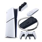 Sony Ps5 Beyaz Slim Dijital + 2. Kol + Dikey Stand + Sarj Istasyonu + Media Remote