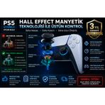 Sony PS5 Hall Effect Manyetik Analog Oyun Kolu | Drift Dirençli | 3 Yıl Garantili | Sınırlı Stok