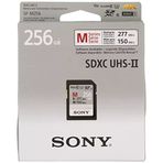 Sony SF-M256 256 GB Sdxc Hafıza Kartı Uhs-Iı, V60, Sınıf 10, 277 Mb/s'ye Kadar Okuma, 150 Mb/s'ye Kadar Yazma - Sağlam, Toza ve Suya Karşı Korumalı, IP57
