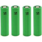 Sony US18650VTC6 3000 mAh 30A Discharger 18650 Li-Ion Şarj Edilebilir Pil 4'lü