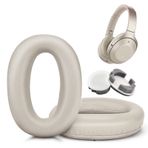 Sony WH-1000XM3 (WH1000XM3) Kulaklıklar için XBERSTAR Kulaklık Yedek Kulak Yastıkları Kulak Kupası Kapakları Protein Deri Hafızalı Köpüklü Kulaklıklar (Altın)