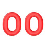 Sony WH-1000XM6 için Earpads Silikon Kılıf Kafa Bandı Koruyucu Muhafaza Kabuğu, Kulaklık Kulak Pedleri Kapak Minderleri Kulak Bardakları Kulaklık (Kırmızı Kulaklık)
