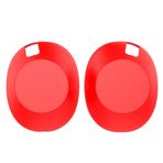 Sony WH-1000XM6 için Earpads Silikon Kılıf Kafa Bandı Koruyucu Muhafaza Kabuğu, Kulaklık Kulak Pedleri Kapak Minderleri Kulak Bardakları Kulaklık (Kırmızı Muhafaza)